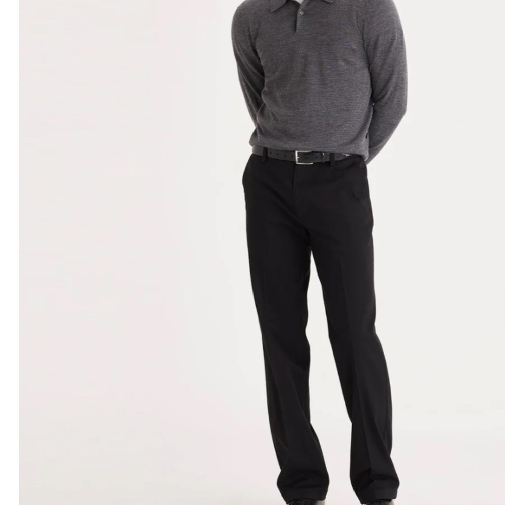 Dockers Men's Classic Black Chinos - Picture 1 of 14